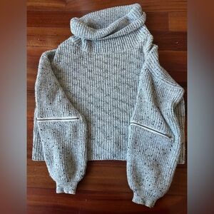 Cozy Gray Turtleneck Sweater